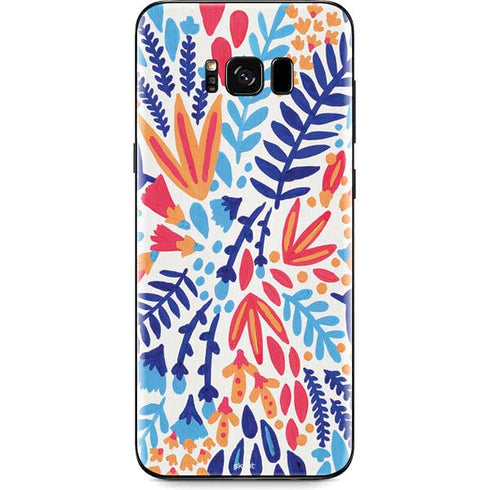 Cat Coq Color Foliage Galaxy S8 Plus Skin